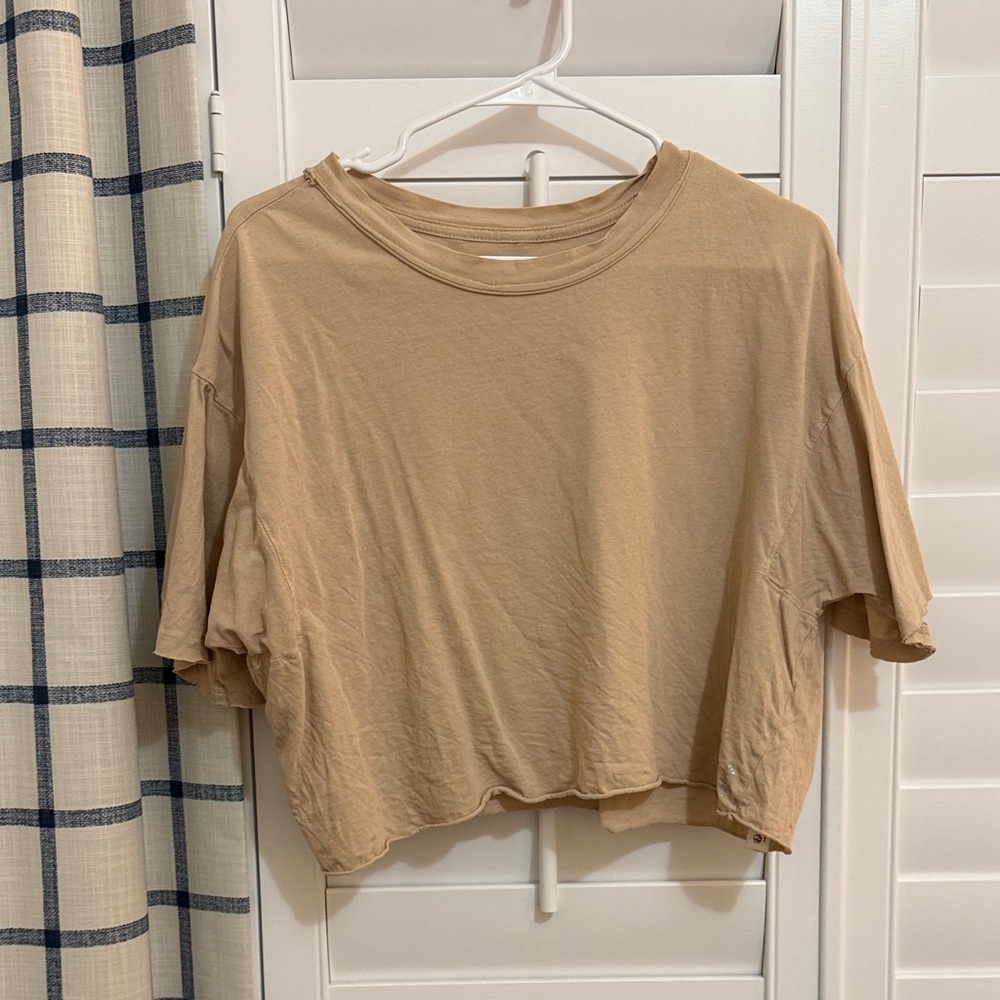 FP Movement by Free People Tan Crop Top